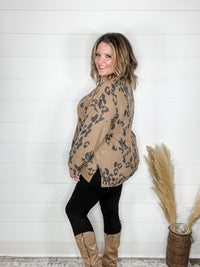 "Rianne" Animal Print V Neck Weekender