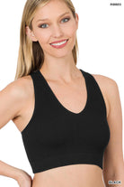 Ribbed Cropped Racerback Bralette Tank (Multiple Colors)-Lola Monroe Boutique