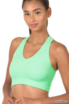 Ribbed Cropped Racerback Bralette Tank (Multiple Colors)-Lola Monroe Boutique