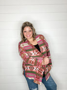 "Ridgeway" Aztec Pattern Cardigan-Lola Monroe Boutique