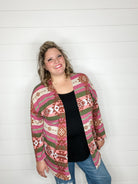 "Ridgeway" Aztec Pattern Cardigan-Lola Monroe Boutique