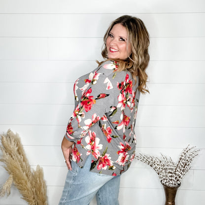 "Right Track" Floral Boho Style Top