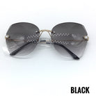 Rimless Rhinestone Accent Gradient Lens Sunglasses (Multiple Options)-Lola Monroe Boutique