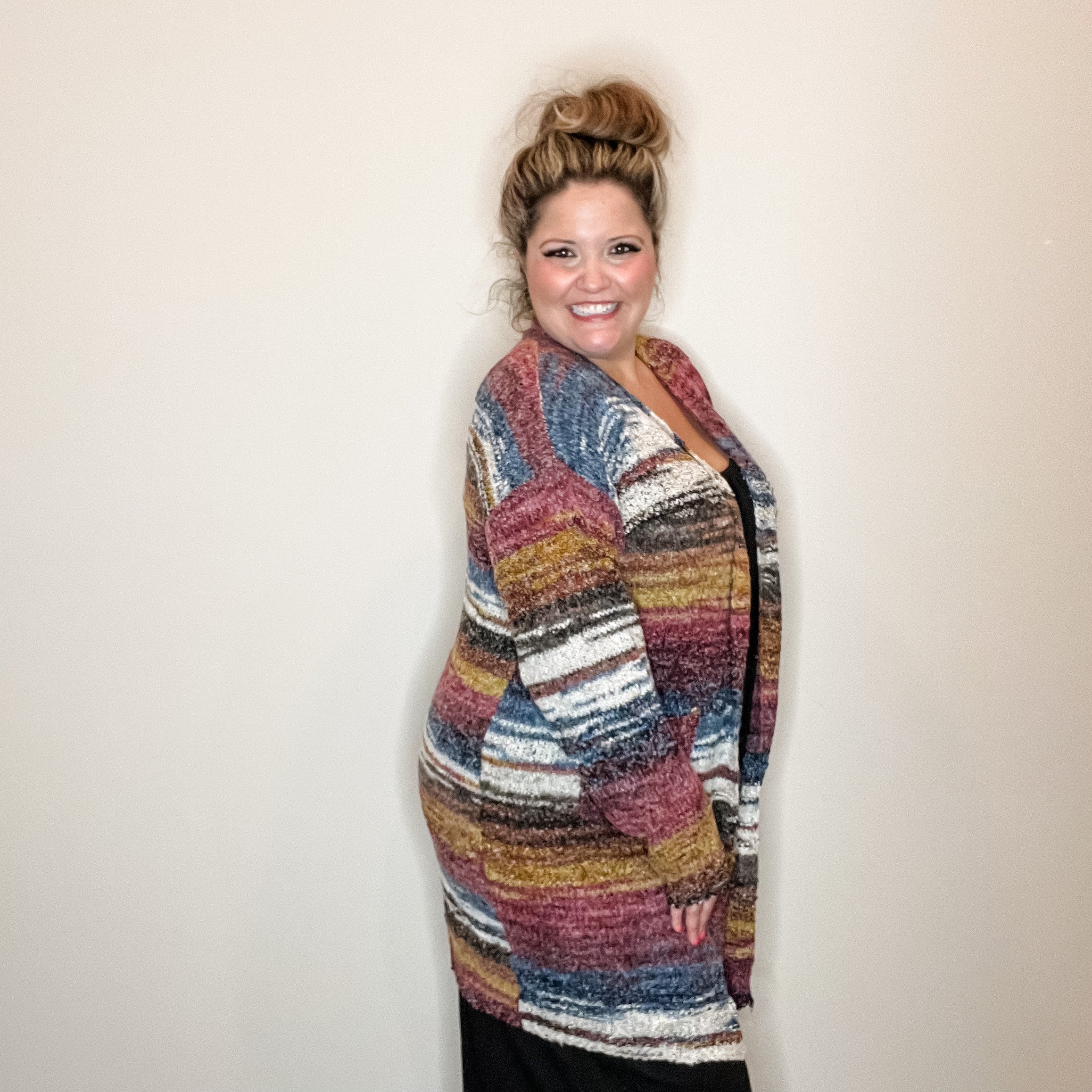 "Riverbank" Cardigan with Side Pockets-Lola Monroe Boutique