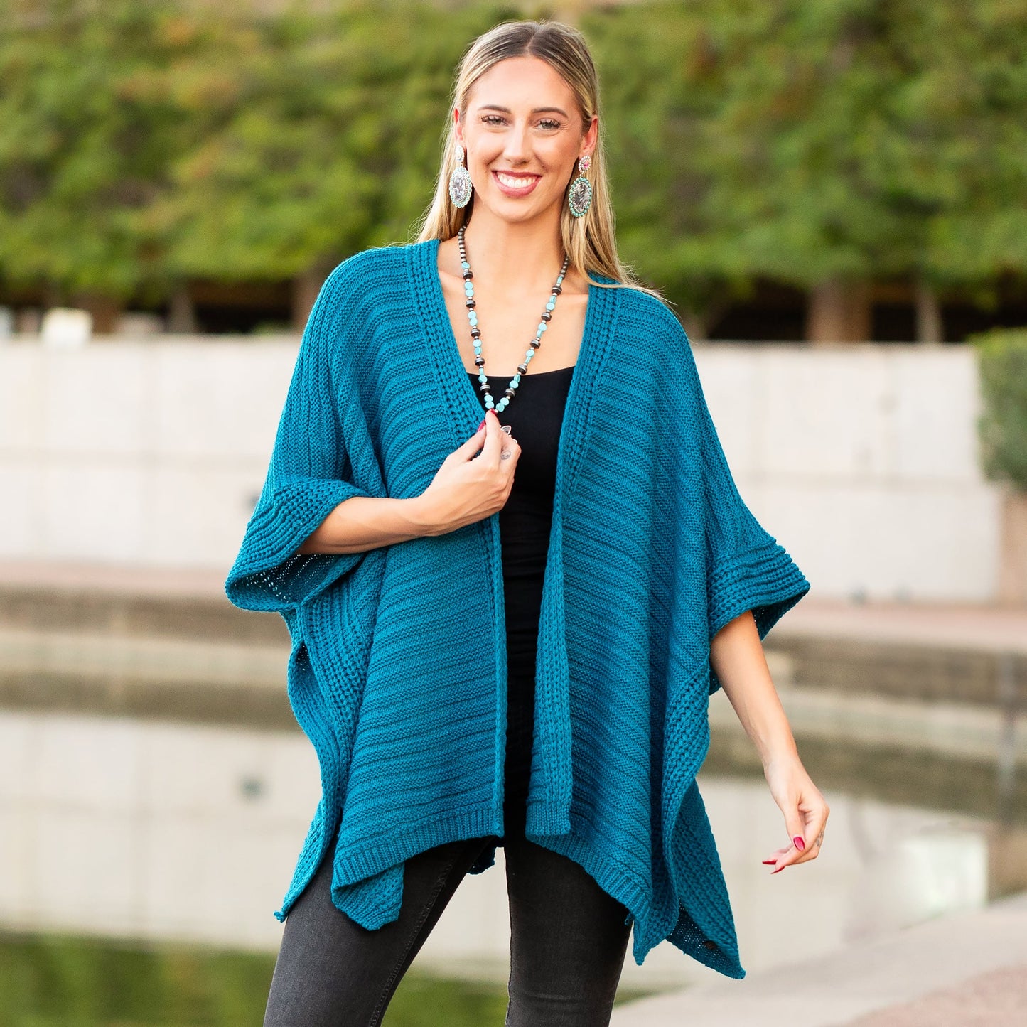 "Evolution" Wide Weave One Size Cardigan
