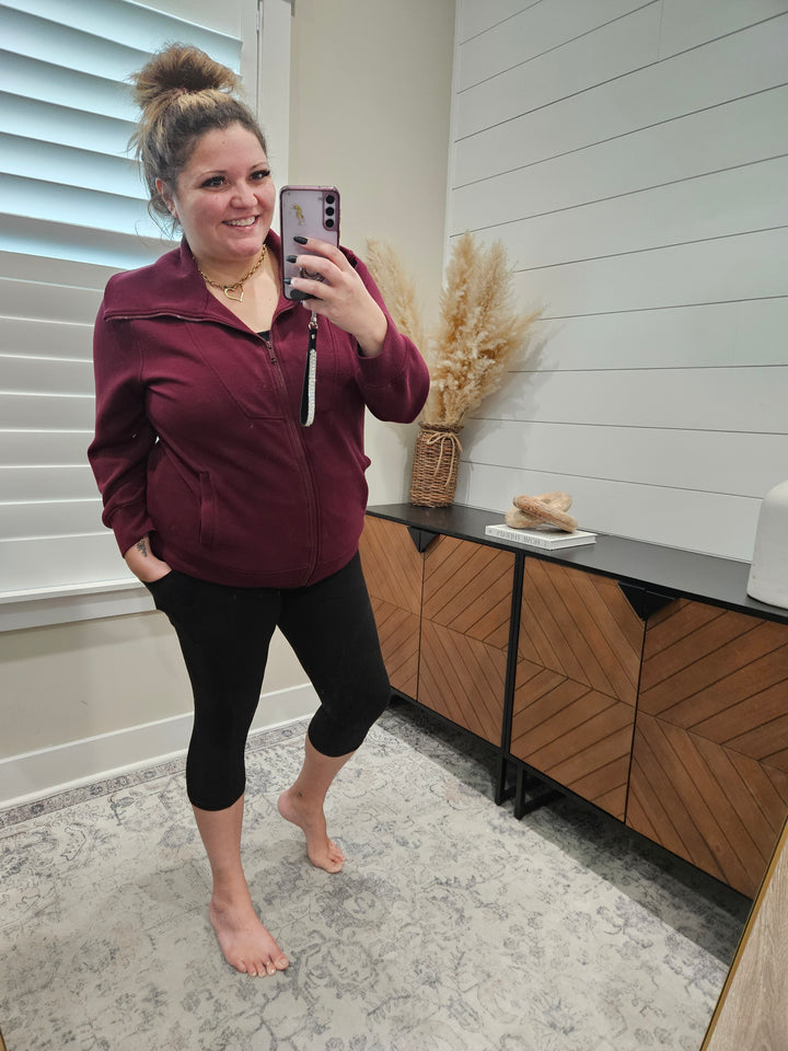 "Serve" Front Zip Jacket