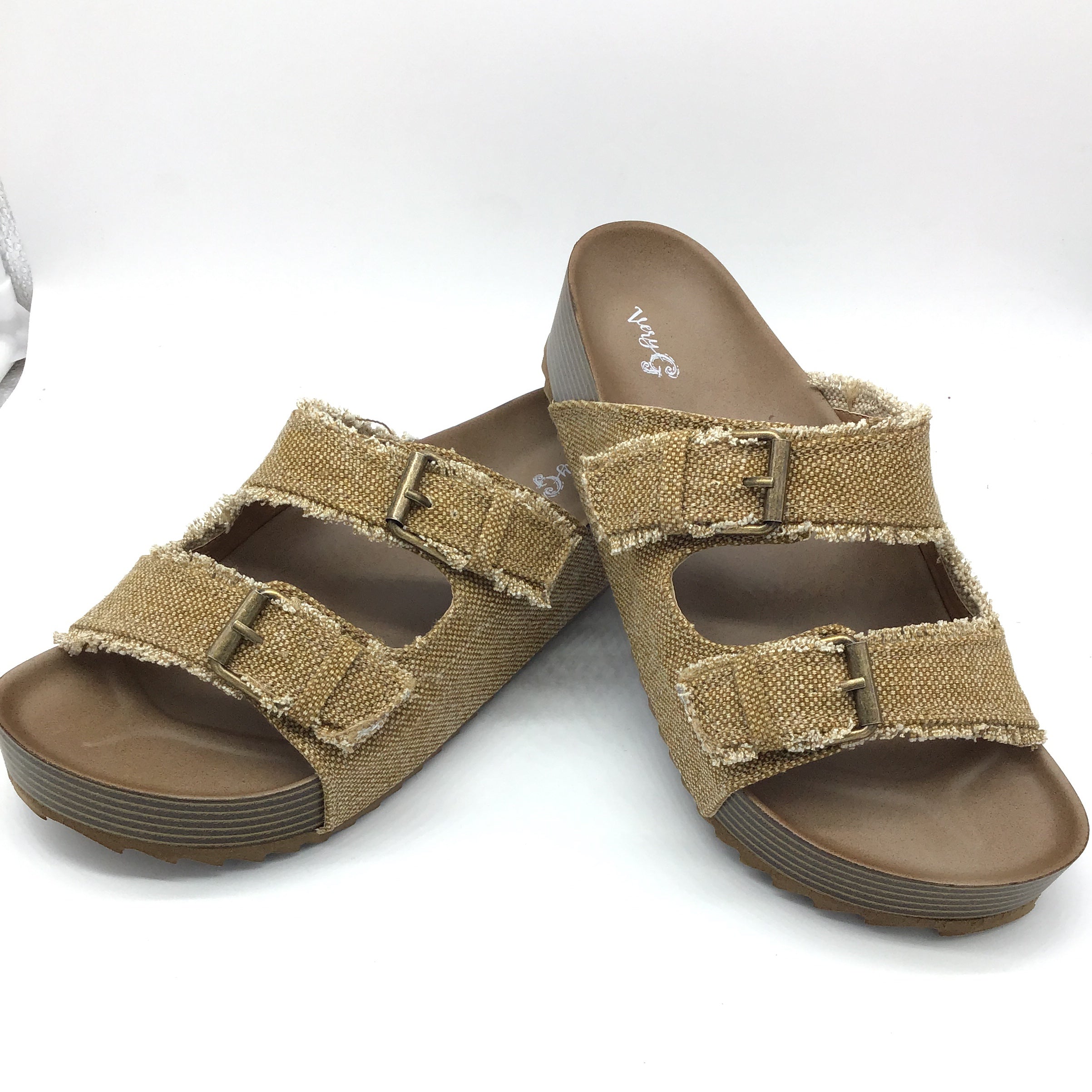 "Robyn" Sandal By Very G (Tan)-Lola Monroe Boutique