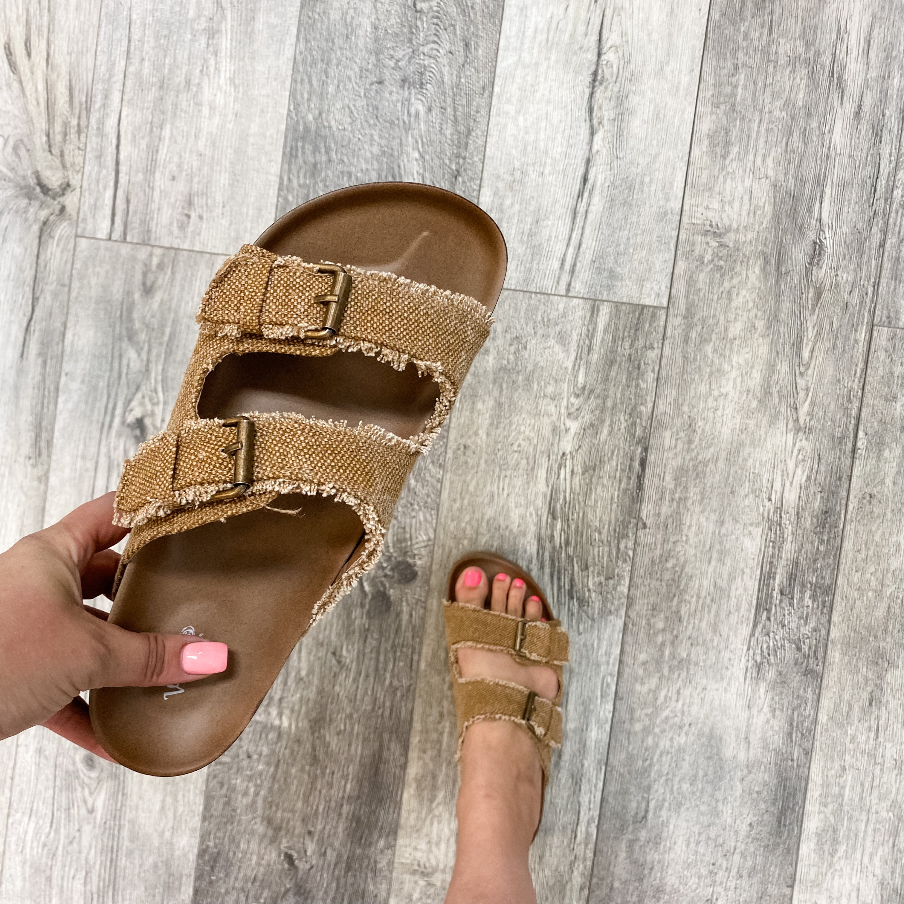 "Robyn" Sandal By Very G (Tan)-Lola Monroe Boutique