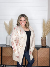 "Rope & Ride" Western Pattern Cardigan-Lola Monroe Boutique