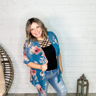 "Rory" Floral Short Sleeve Kimono-Lola Monroe Boutique