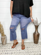 Rubies and Honey "Marlin" Distressed Crop-Lola Monroe Boutique