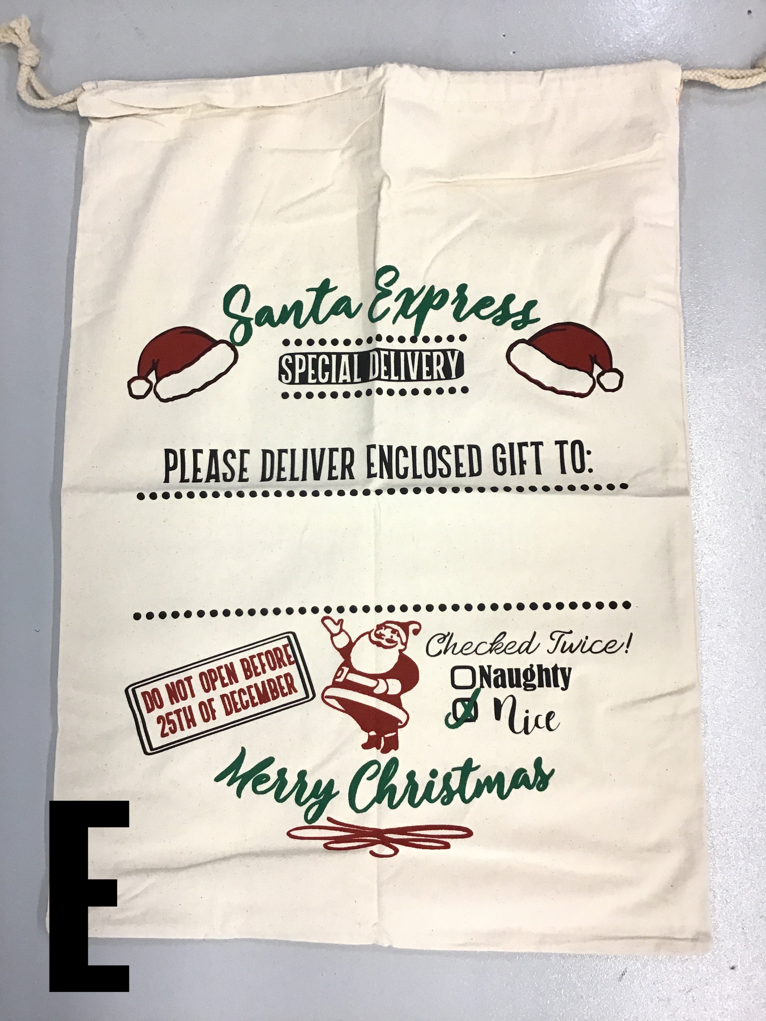 Santa Sacks (Multiple Prints)-Lola Monroe Boutique