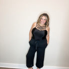 "Sassy" Paperbag Waistband Culottes with Pockets-Lola Monroe Boutique