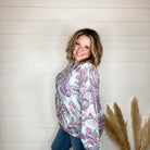 "Scottie" Paisley Balloon Sleeve Hoodie-Lola Monroe Boutique