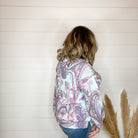 "Scottie" Paisley Balloon Sleeve Hoodie-Lola Monroe Boutique