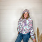 "Scottie" Paisley Balloon Sleeve Hoodie-Lola Monroe Boutique