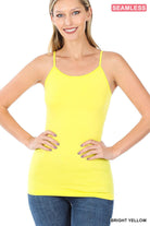 Seamless Adjustable Strap Cami (Multiple Colors)-Lola Monroe Boutique