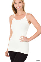 Seamless Adjustable Strap Cami (Multiple Colors)-Lola Monroe Boutique