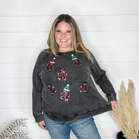 Sequin Gingerbread Man Long Sleeve