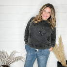 Sequin Snowflake Long Sleeve-Lola Monroe Boutique