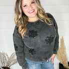 Sequin Snowflake Long Sleeve-Lola Monroe Boutique