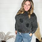 Sequin Snowflake Long Sleeve-Lola Monroe Boutique