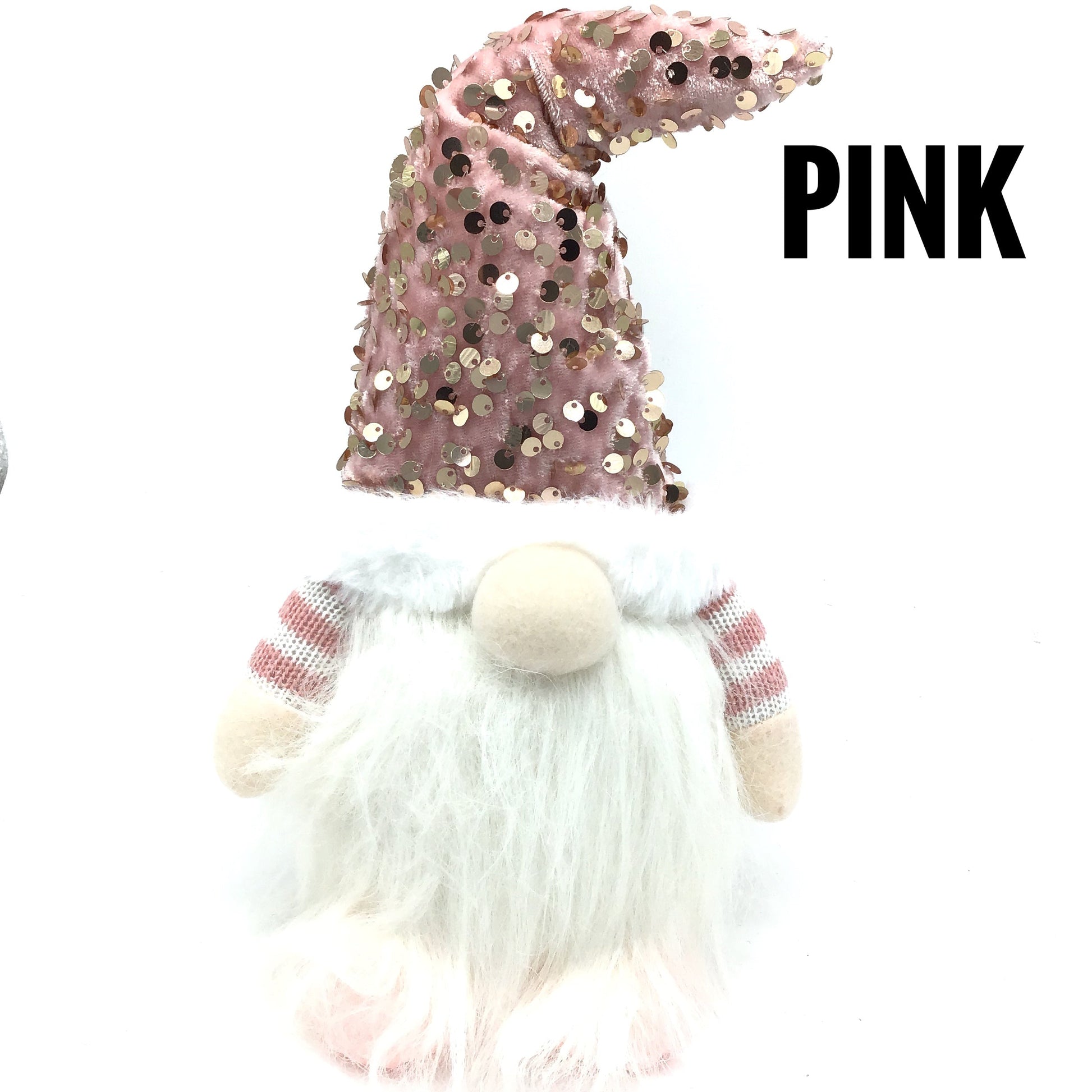 Sequined Hat Light Up Gnome (Multiple Colors)
