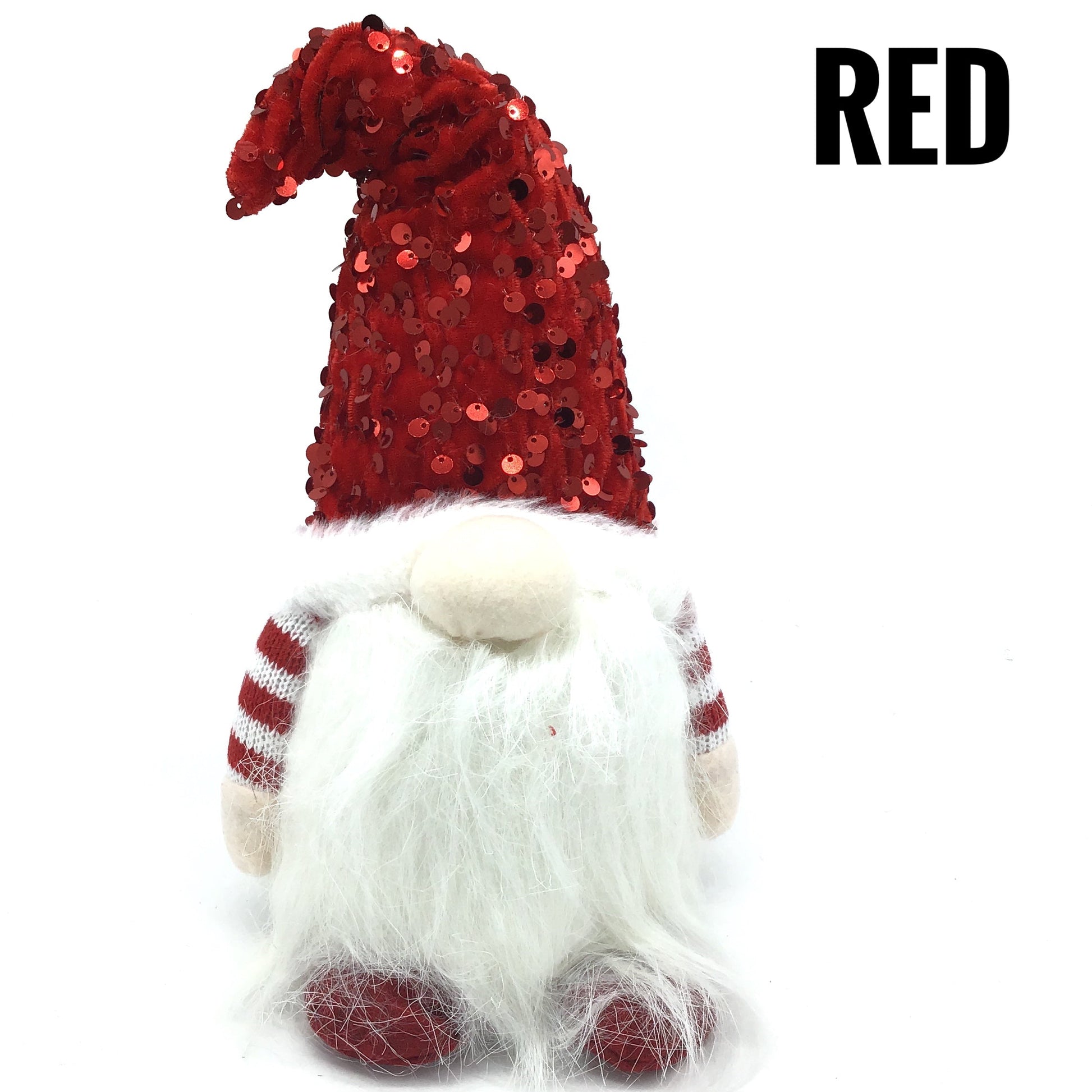 Sequined Hat Light Up Gnome (Multiple Colors)