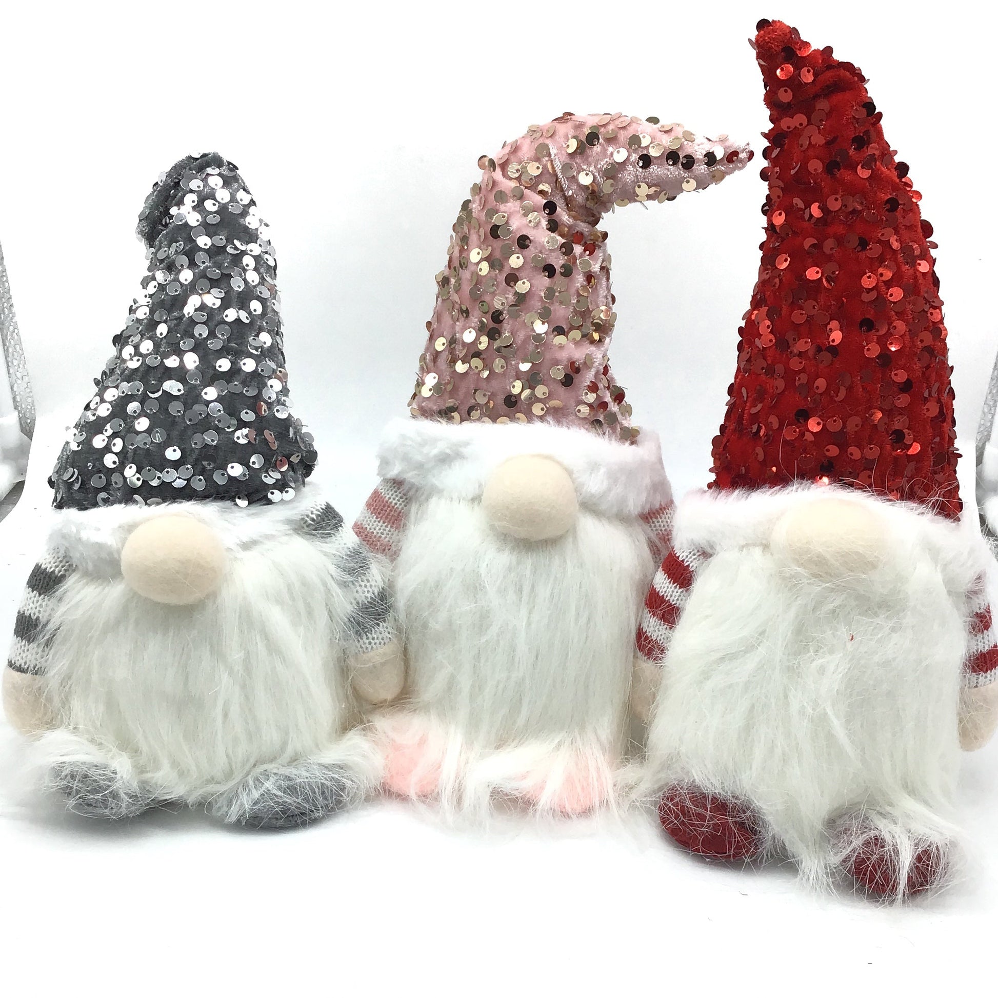 Sequined Hat Light Up Gnome (Multiple Colors)