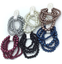 Set of 4 Beaded Bracelets (Multiple Colors)-Lola Monroe Boutique