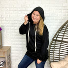 "Shadow" Lightweight Hoodie Tunic-Lola Monroe Boutique