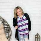 Shirley and Stone Waffle Texture Cardigan Thumbhole Detail (Multiple Colors)-Lola Monroe Boutique