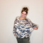 "Sinking Ship" Camo Long Sleeve Weekender Style-Lola Monroe Boutique