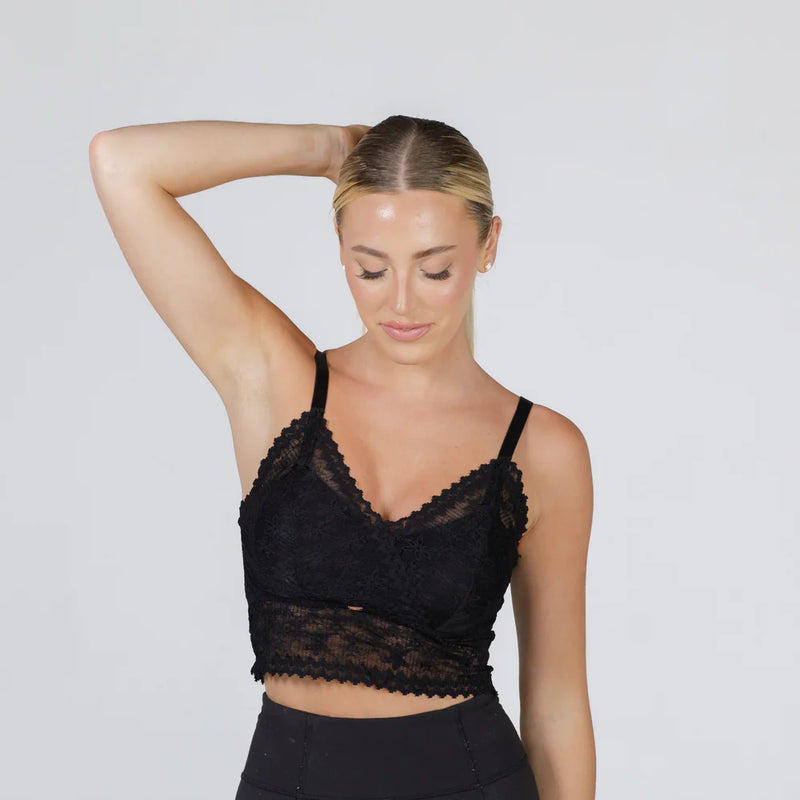 Skye Lace Bralette (Black)