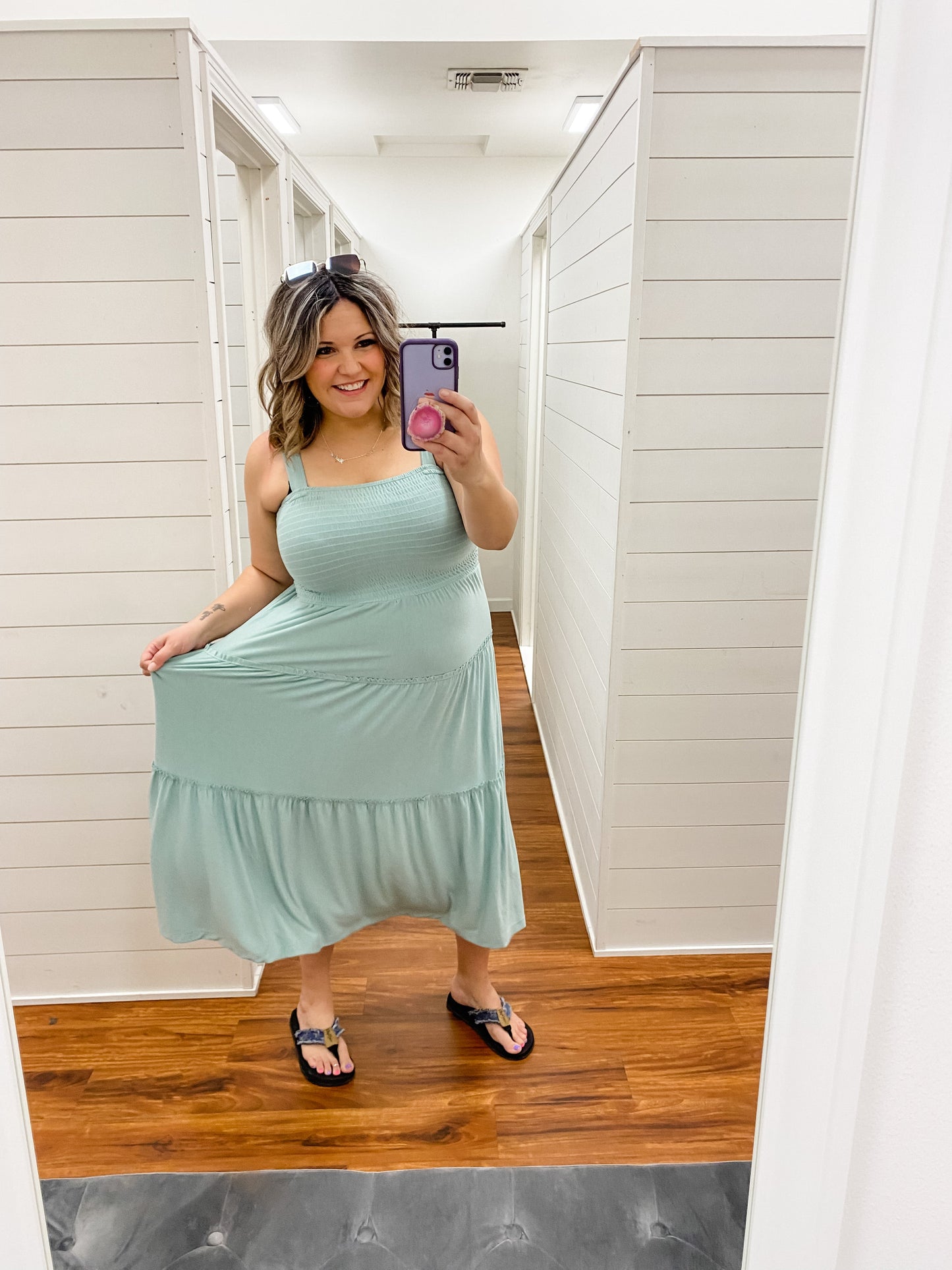 Smocked Tank Dress (Multiple Colors)