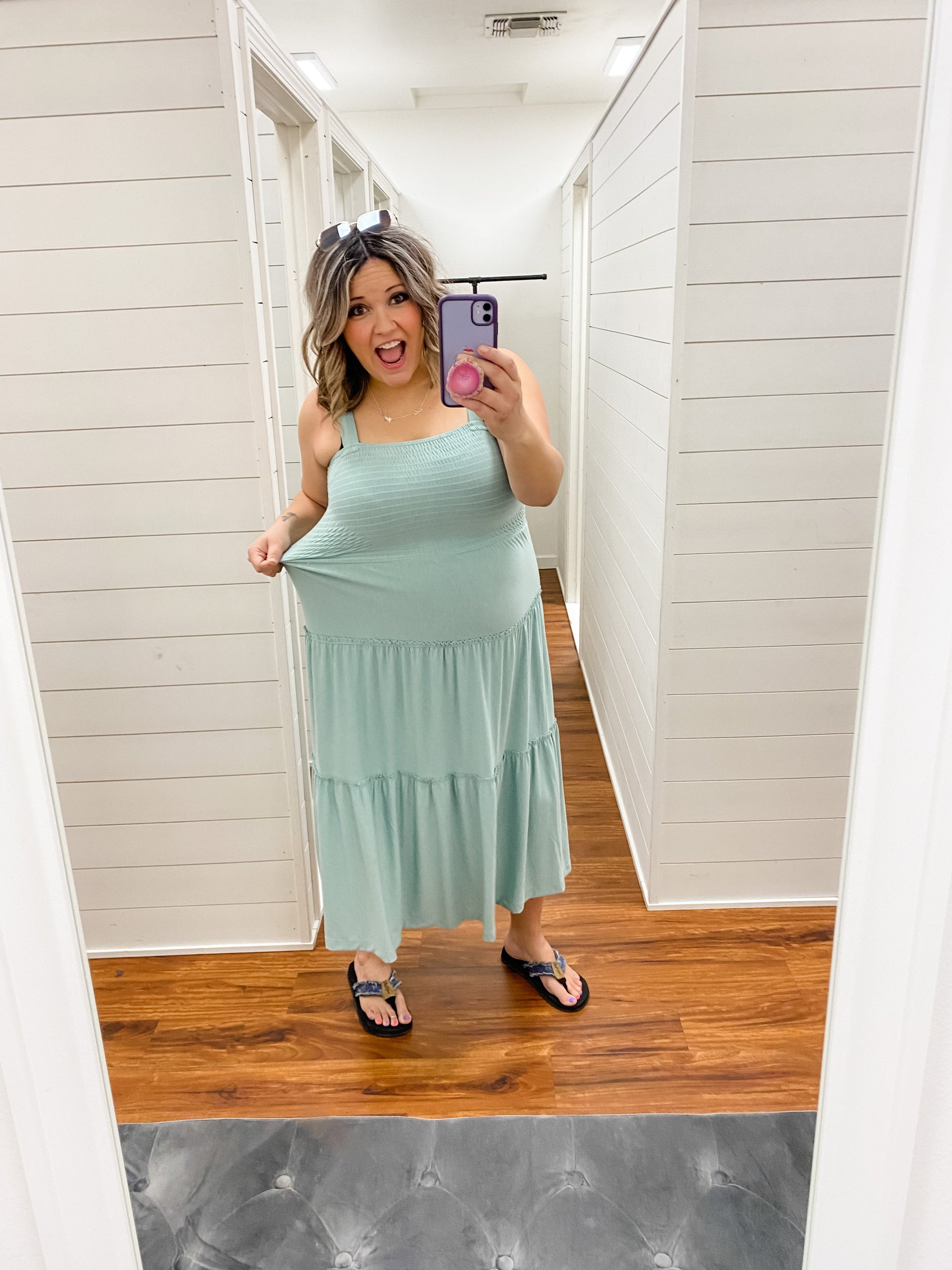 Smocked Tank Dress (Multiple Colors)