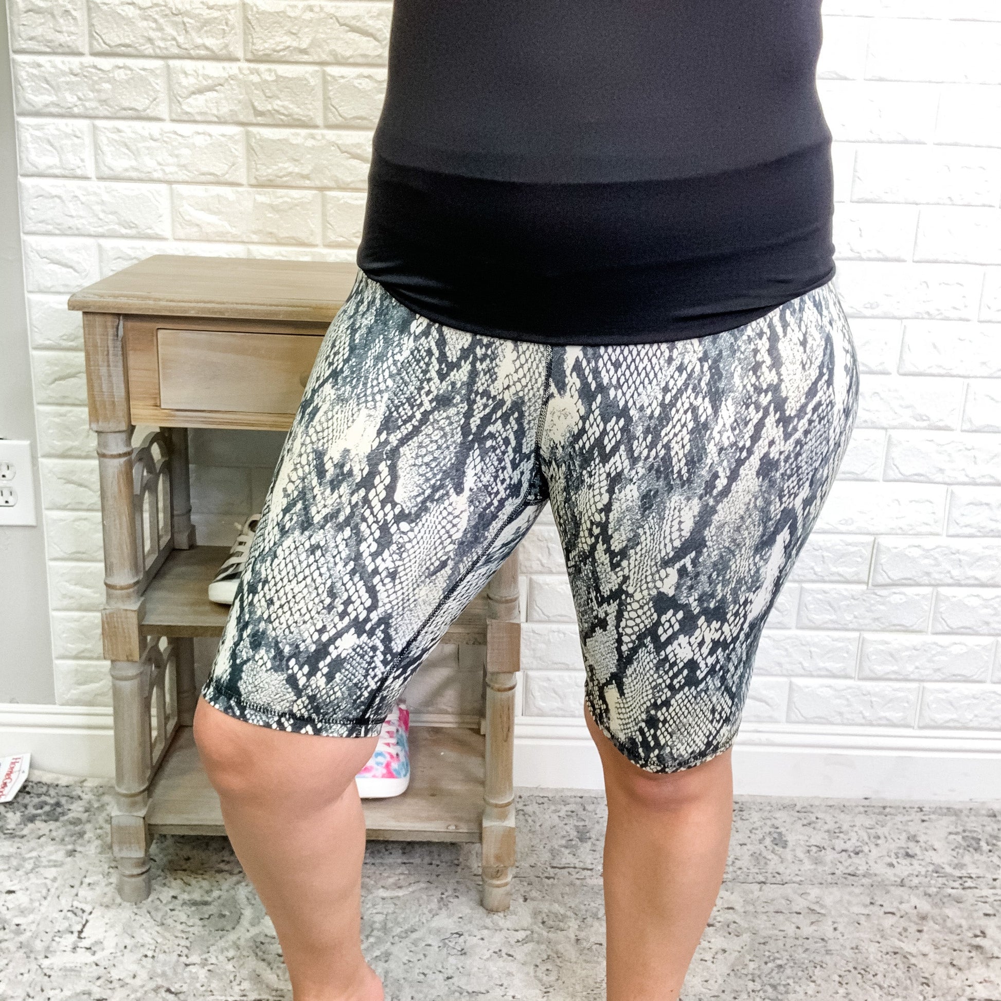 Snakeskin No Chub Rub Shorts
