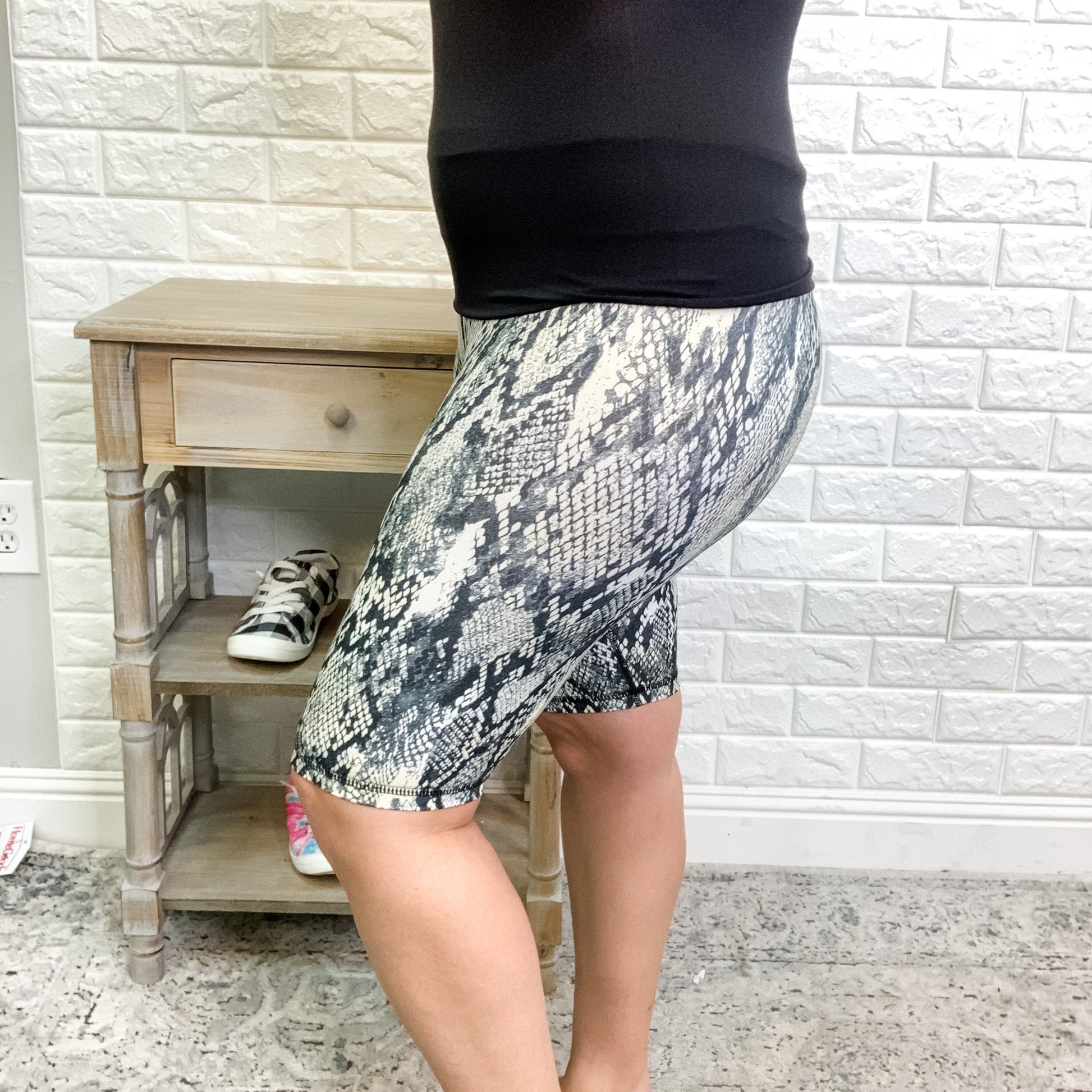 Snakeskin No Chub Rub Shorts