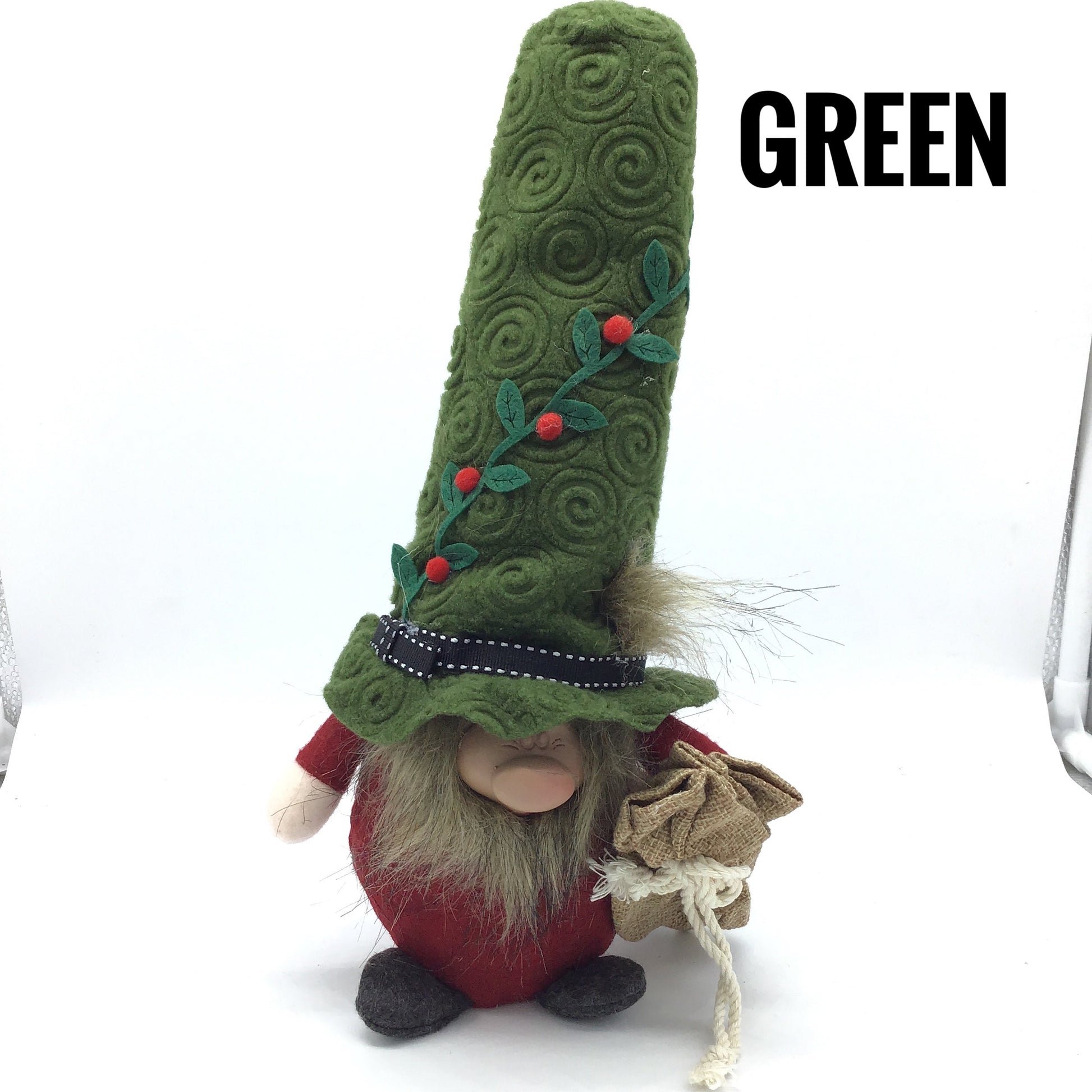 Solid Face Gnomes with Burlap Bag (Multiple Options)