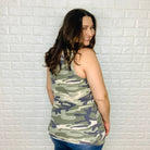 "Special Agent Sparkle" Camo Ribbed Tank Top-Lola Monroe Boutique