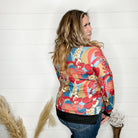 "Spirit" Long Sleeve Weekender (Teal & Rust)-Lola Monroe Boutique