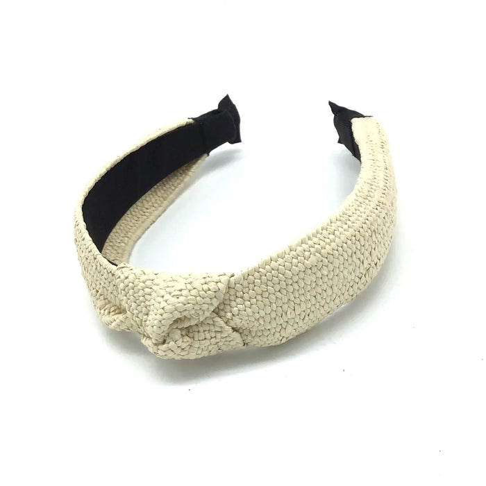 Straw Headband-Lola Monroe Boutique