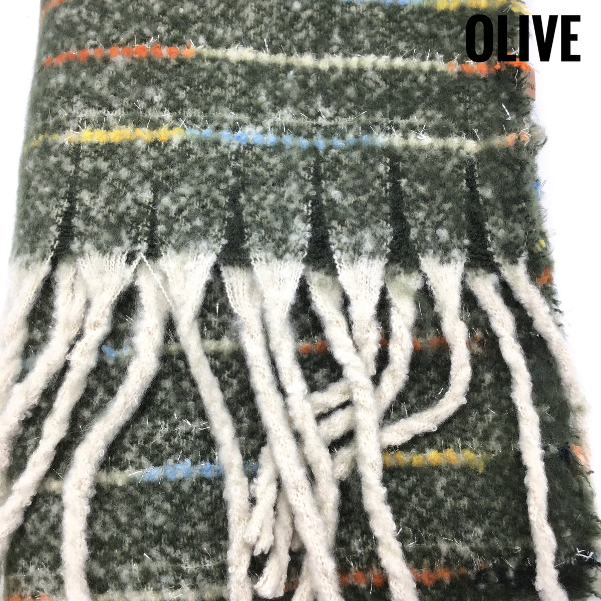 Stripe Tassel Blanket Scarf (Multiple Colors)-Lola Monroe Boutique