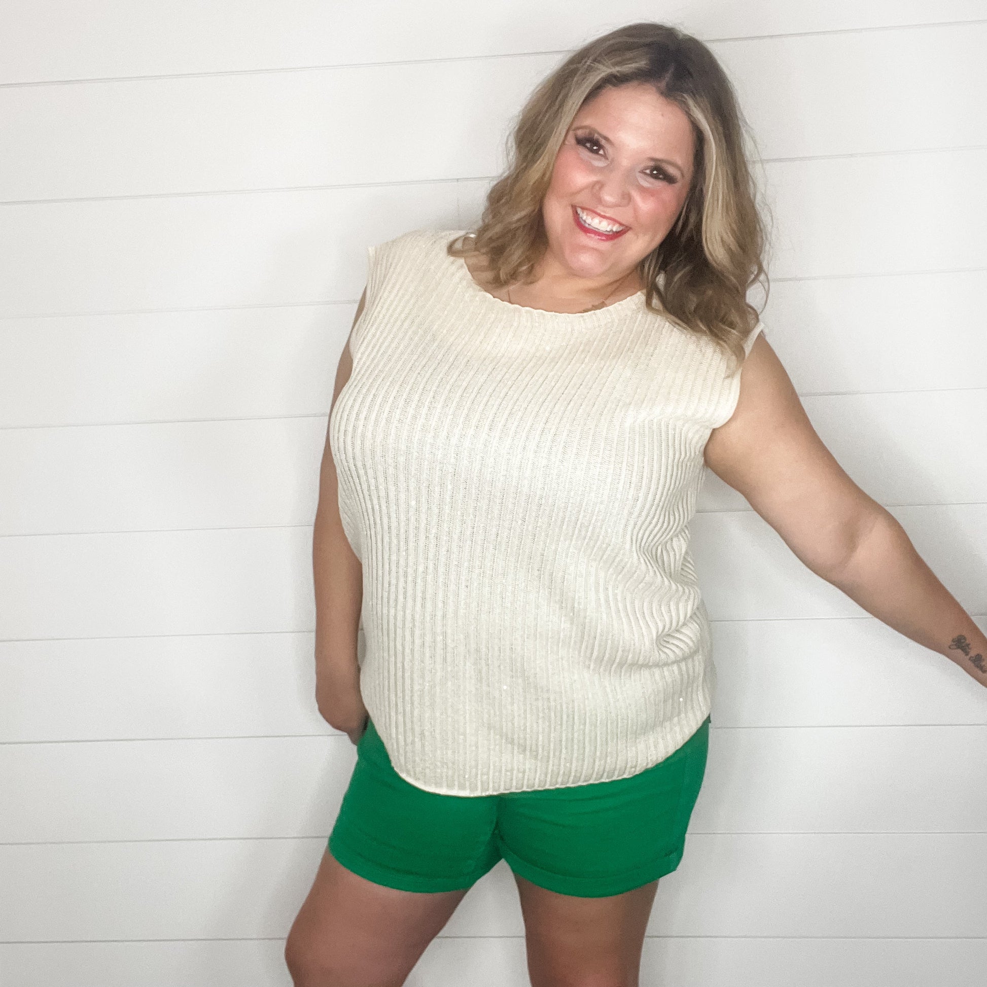 "Studious" Ribbed Sweater Vest