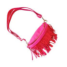 Suede Fanny Pack Bum Bag with Removeable Fringe (Multiple Colors)-Lola Monroe Boutique