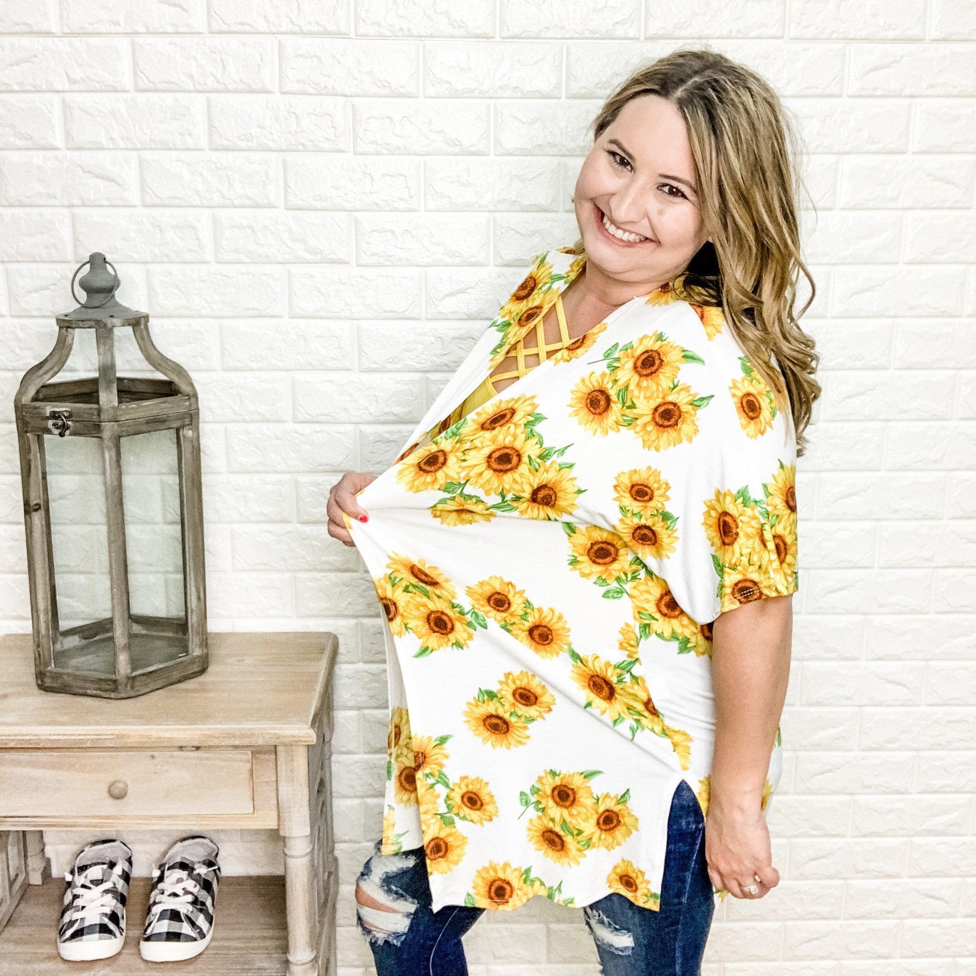 "Sunshine" Side Slit Kimono