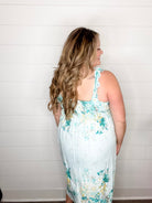 "Sweet Pea" Smocked Tank Maxi Dress-Lola Monroe Boutique