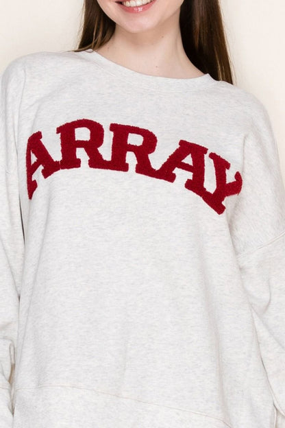 "Array" Varsity Letter Crewneck