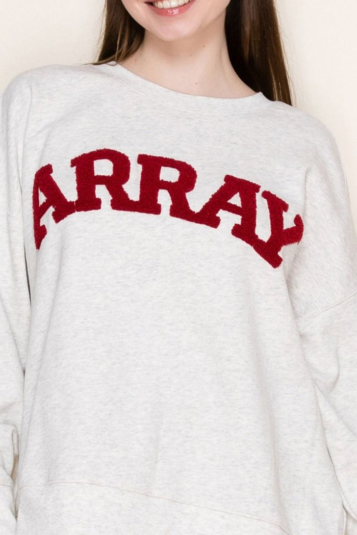 "Array" Varsity Letter Crewneck
