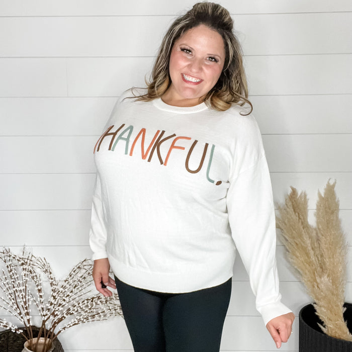 "Thankful" Long Sleeve Sweater